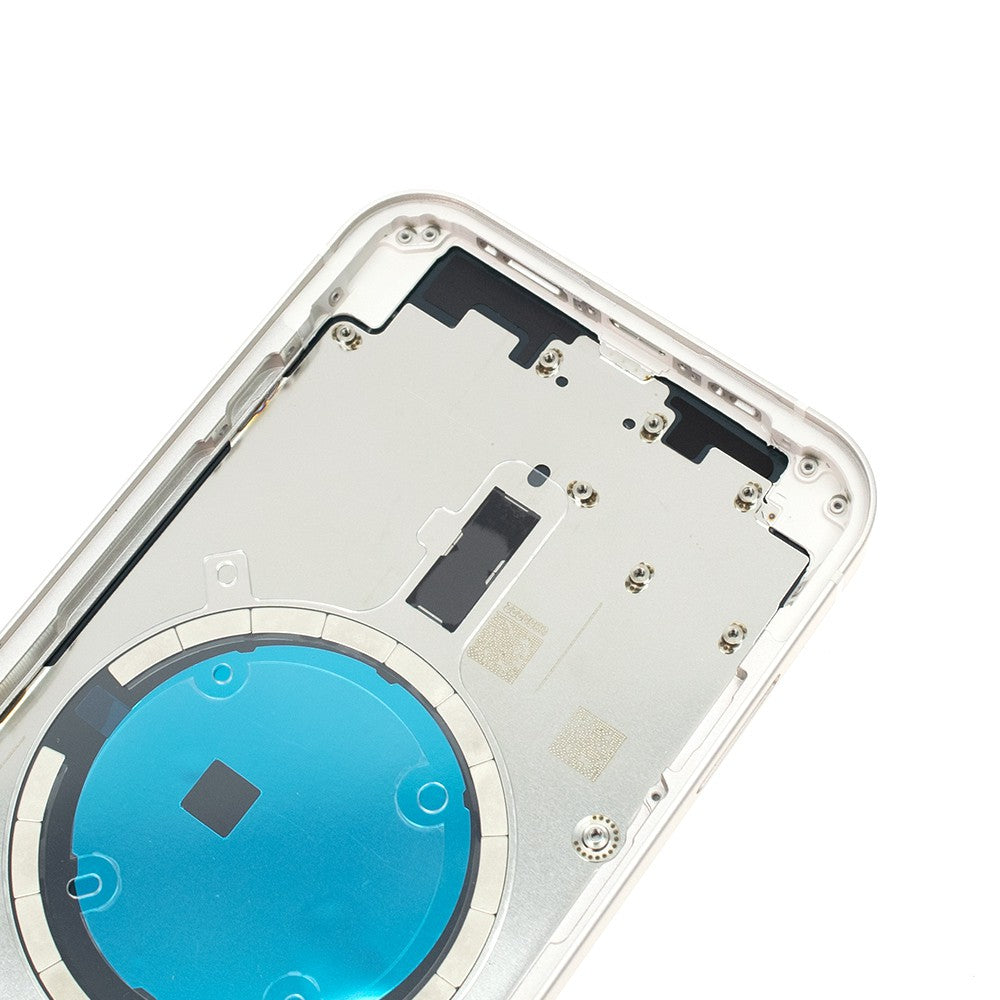 Rear Housing for iPhone 12 (NO LOGO)-White Rear Housing for iPhone 12 (NO LOGO)-White